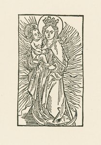 Neitsyt Maria auringossa tekijältä Albrecht Dürer or Duerer