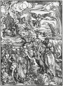 Babylonin huora, Apocalypse tekijältä Albrecht Dürer