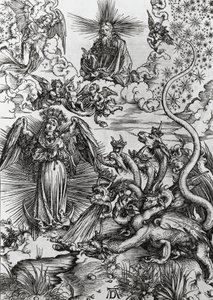 Apocalypsen nainen ja seitsemänpäinen lohikäärme, Apocalypse tekijältä Albrecht Dürer