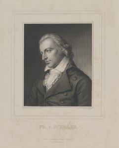 Friedrich von Schillerin muotokuva 1759-1805, n. 1840 tekijältä Albrecht Fürchtegott Schultheiss