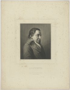 Johann Gottlieb Fichten muotokuva 1762-1814. tekijältä Albrecht Fürchtegott Schultheiss