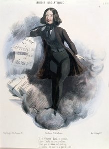 George Sandin (1804-76) karikatyyri n. 1848