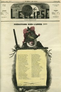 Ennusteet vuodelle 1869. Kansi Lorentzin "" L