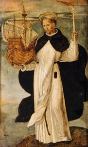 St Telmo (yksityiskohta Virgin of the Navigatoreista)
