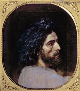 Johannes Kastajan johtaja, tutkimus "Kristuksen ilmestyminen kansan edessä" (öljy paperille) tekijältä Aleksandr Andreevich Ivanov