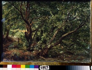 ""Joen puut"" Aleksanteri Ivanovin (1806-1858) maalaus 1837 Venäjän valtionmuseo, Pietari tekijältä Aleksandr Andreevich Ivanov