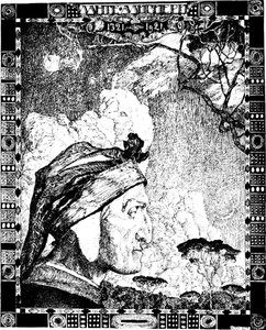 Dante Alighieri, keskiaikainen italialainen runoilija, 1921.