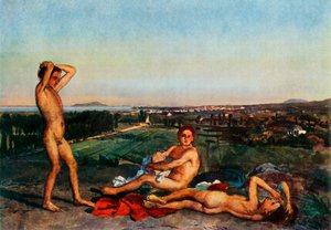 Rannalla Napolinlahdella, 1830-luku, 1965.