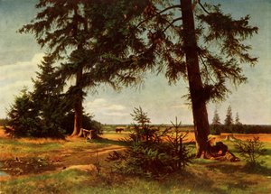 "Kesäilta", 1878, 1965. tekijältä Aleksandr Ivanovic Morozov