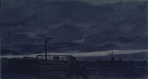 Lavastus A. Koreshchenkon oopperaan Jäätalo, 1900 tekijältä Aleksandr Jakovlevic Golovin