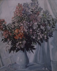 Asetelma. Phloxes, 1911 tekijältä Aleksandr Jakovlevic Golovin