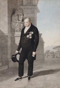 Kahden Sisilian kuninkaan Francis I:n muotokuva 1777-1830, 1825