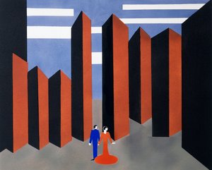 Lavastus Otellon toiselle näytökselle, Kukkakoristeet albumille tekijältä Aleksandra Aleksandrovna Ekster