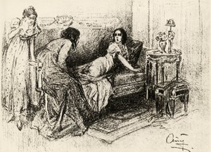 Kuvitus "Sota ja rauha", Leo Tolstoi (litho)