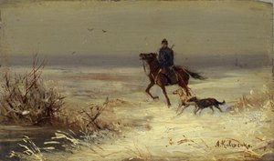 Metsästyksestä, 1800-luvun toinen puoli. tekijältä Aleksei Danilovich Kivshenko