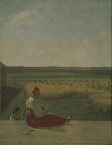 Sadonkorjuuaika, kesä tekijältä Aleksei Gavrilovich Venetsianov