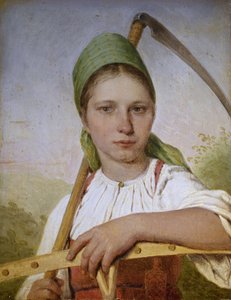 Talonpoikanainen viikate ja harava, ennen vuotta 1825