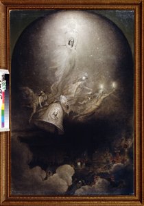 "Sosialistisen inspiraation sanomalehtien ""Kello""" ja ""Nämätähti""" Aleksei Petrovitš Bogolyubovin (Bogoliubov tai Bogolioubov) maalaus (1824-1896) 1860 Valtion keskuskirjallisuusmuseo, Moskova tekijältä Aleksei Petrovich Bogolyubov