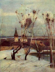"Korpit ovat saapuneet", 1871, 1965. tekijältä Aleksey Savrasov