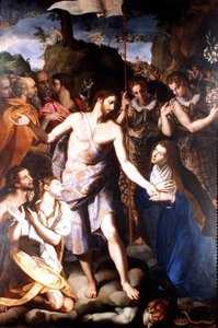 Kristuksen laskeutuminen Limboon tekijältä Alessandro Allori