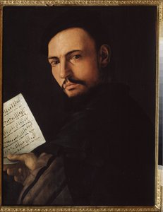 ""Laulaja muotokuva"" (laulaja) Alessandro Allorin maalaus, joka tunnetaan nimellä Bronzino (1535-1607) Regional Art Gallery, Tambov, Venäjä tekijältä Alessandro Allori