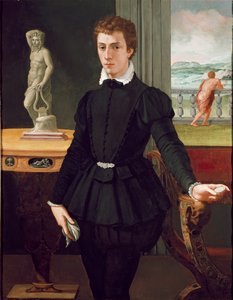Nuoren miehen muotokuva, post 1560 tekijältä Alessandro Allori