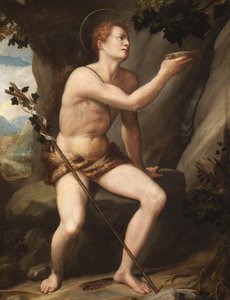 Pyhä Johannes Kastaja tekijältä Alessandro Allori