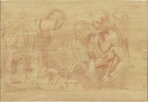 H. Laurentius en de armen tekijältä Alessandro Casolani