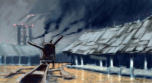 Ennakointi: taloja paalujen varassa (palafittes). Kuvitus Alesandro Lonati. 2010 tekijältä Alessandro Lonati