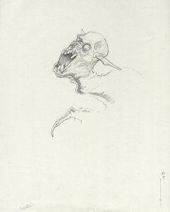 Criatura Lendária: Chupacabra, vampiro sul-americano Desenho de Alessandro Lonatifinnish tekijältä Alessandro Lonati