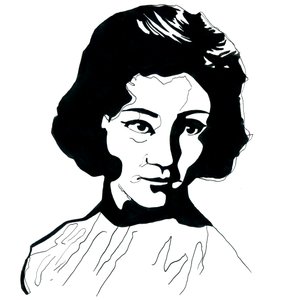 Jiang Qingin (1914-1991) muotokuva Mao Zedongin vaimon (Jiang Qingin muotokuva Madame Maona) tekijältä Alessandro Lonati