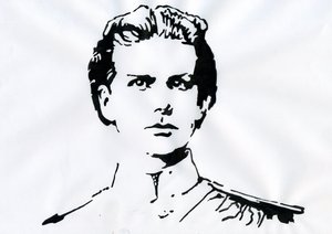 Ludvig II de Bavieren muotokuva (Ludwig Otto Friedrich Wilhelm von Wittelsbach tekijältä Alessandro Lonati