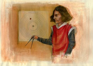 Retrato de Nicolau Copérnico ((Nicolaus Copérnico finlandês tekijältä Alessandro Lonati