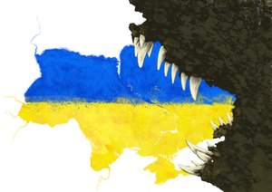 Venäjä hyökkää Ukrainaan syömään sitä, 2022 (kuva) tekijältä Alessandro Lonati