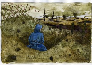 Ensimmäinen maailmansota: karvainen mies haudassa tekijältä Alessandro Lonati