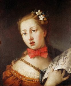 Nuoren laulajan muotokuva, 1700-luku.