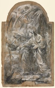 Lento Egyptiin, 1740-luku. tekijältä Alessandro Magnasco
