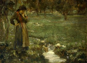 The Whispering Brook (öljy kankaalle)