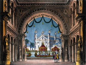 Sanquiricon lavastus Vincenzo Bellinin oopperaan "La straniera" "(L