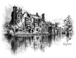 Wells Palace, Somerset, 1895. tekijältä Alex Ansted