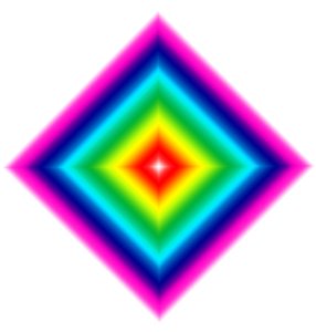 Geometriset valot, #2, (kaltevuus) tekijältä Alex Caminker