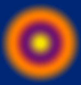 Geometriset valot, #6, (kaltevuus) tekijältä Alex Caminker
