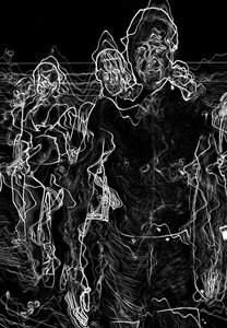 Ghosts, 2020 (sekoitettu media) tekijältä Alex Caminker