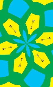 kukat #36,2019,(sekoitettu media) tekijältä Alex Caminker