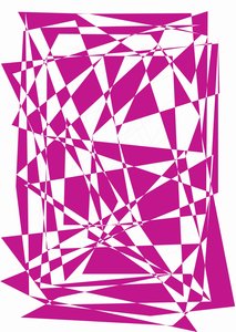 violetti, 2018, (sekoitettu media) tekijältä Alex Caminker