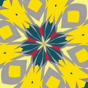symmetria #12,2019,(sekoitettu media) tekijältä Alex Caminker