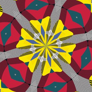 symmetria #17,2019,(sekoitettu media) tekijältä Alex Caminker