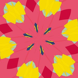 symmetria #44,2019,(sekoitettu media) tekijältä Alex Caminker