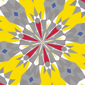 symmetria #48,2019,(sekoitettu media) tekijältä Alex Caminker