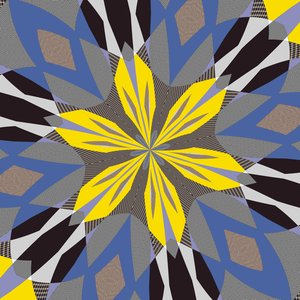 symmetria #55,2019,(sekoitettu media) tekijältä Alex Caminker